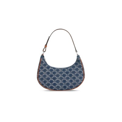 CELINE AVA BAG IN TRIOMPHE CALFSKIN 193952FNM.05DS (24.5*17*9cm)